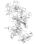 Part Location Diagram of 756-0982B MTD Pulley-engine Tran